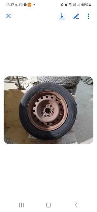 джанти с летни гуми  4 бр. + щора багажник