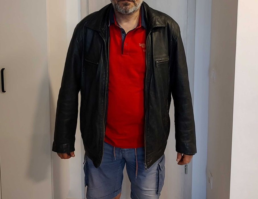 яке от естествена кожа