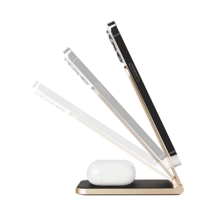 Безжично зарядно GUESS 4G Pattern 2в1 15W