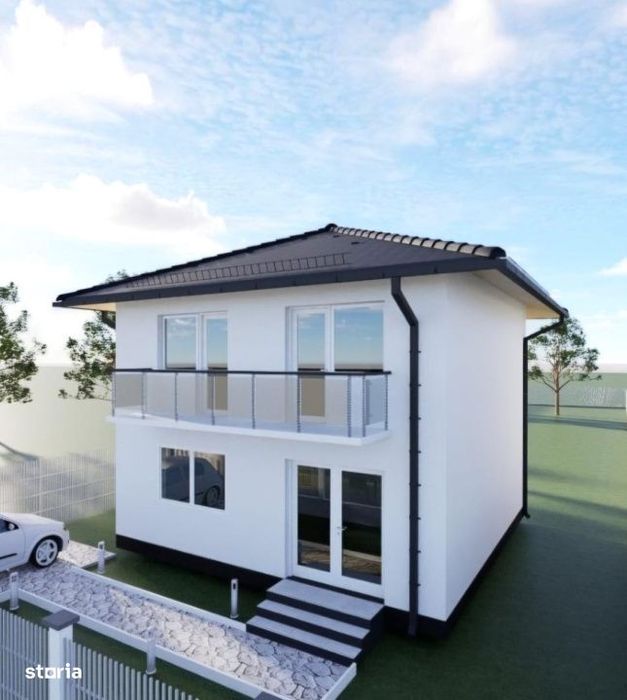 Casa P+E 2023 in Dumbravita, 102 mp, teren 7.8 ari, mobilata