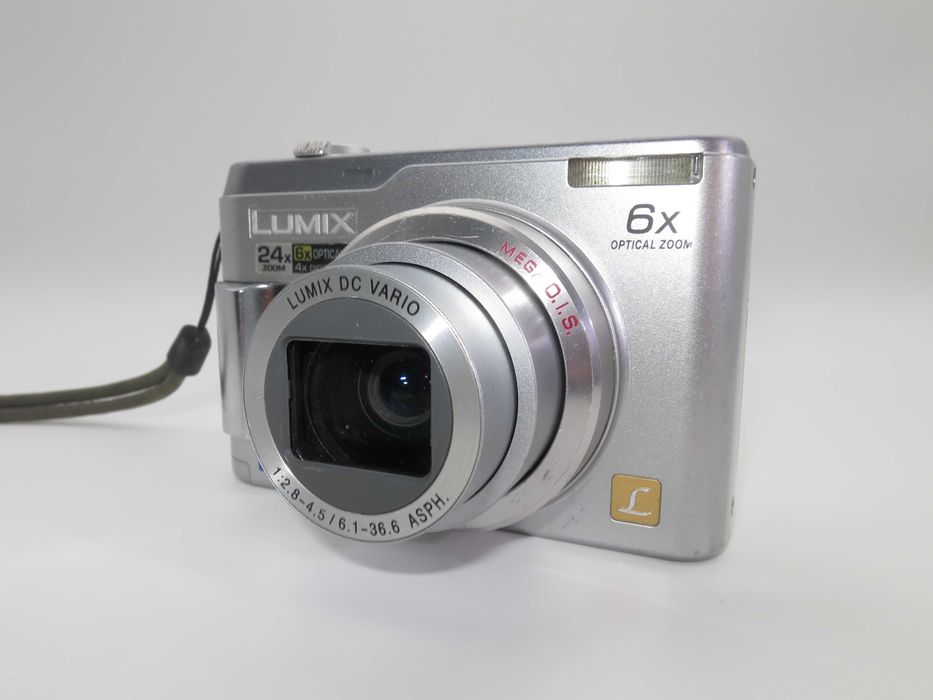 Panasonic Lumix DMC LZ1 компактен цифров фотоапарат с 6х оптичен зум, сива цифврова камера в отлично състояние, работи перфектно