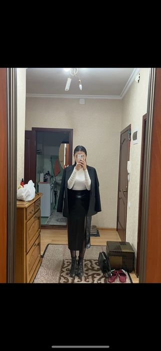 Продам кожную юбку