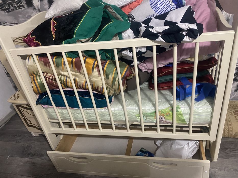 Манеж детский с матрасом новый. Самовызов