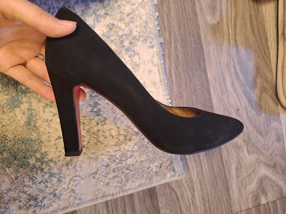 Замшевые туфли Respect your self