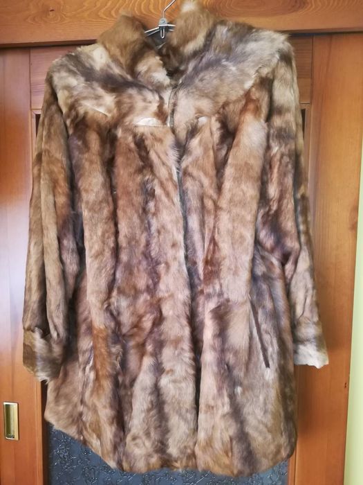 Зимно палто от лисича кожа