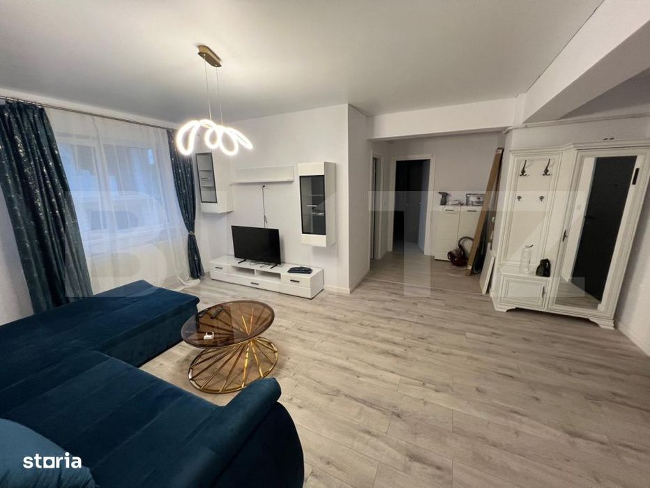 Apartament 2 camere, 56 mp, mobilat si utilat, zona Bucium