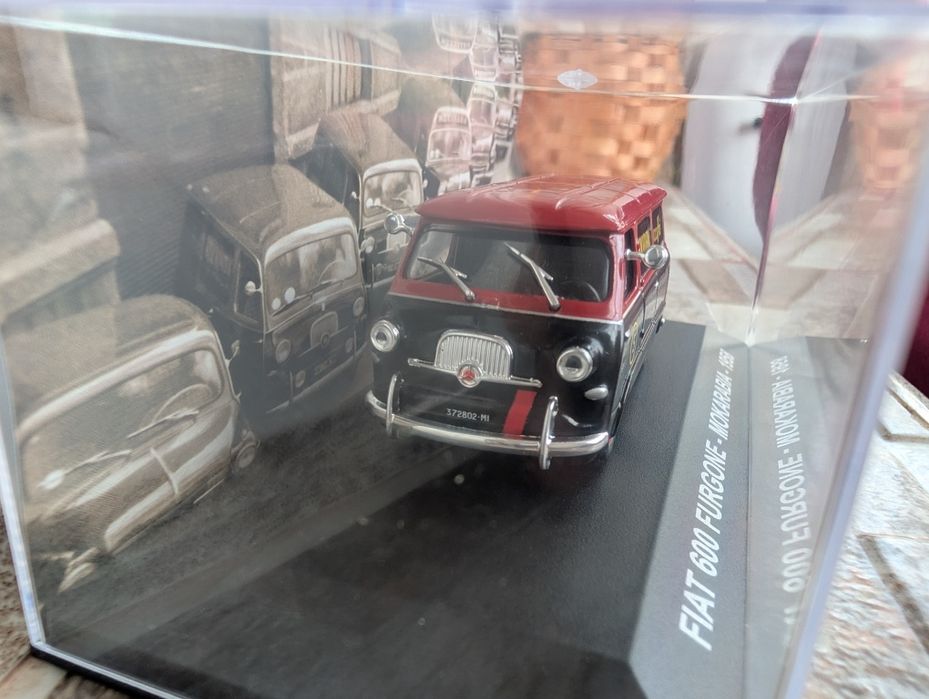 Macheta Fiat 600 Furgone - Mokarabia 1/43