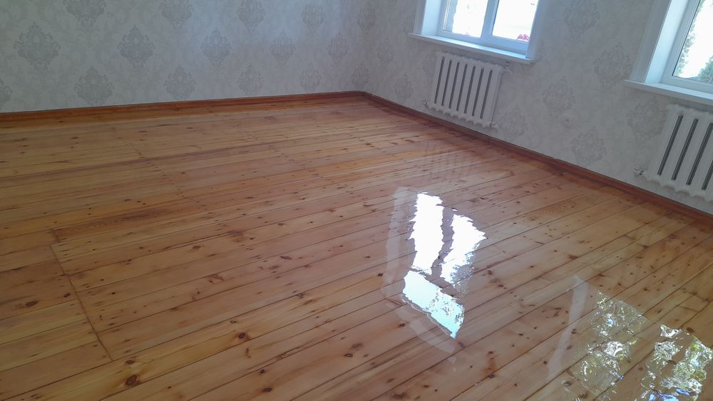 Шлифовка пол паркет палубни пол реставрация