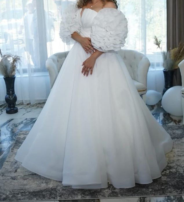 Rochie de mireasa din organza Lorrys