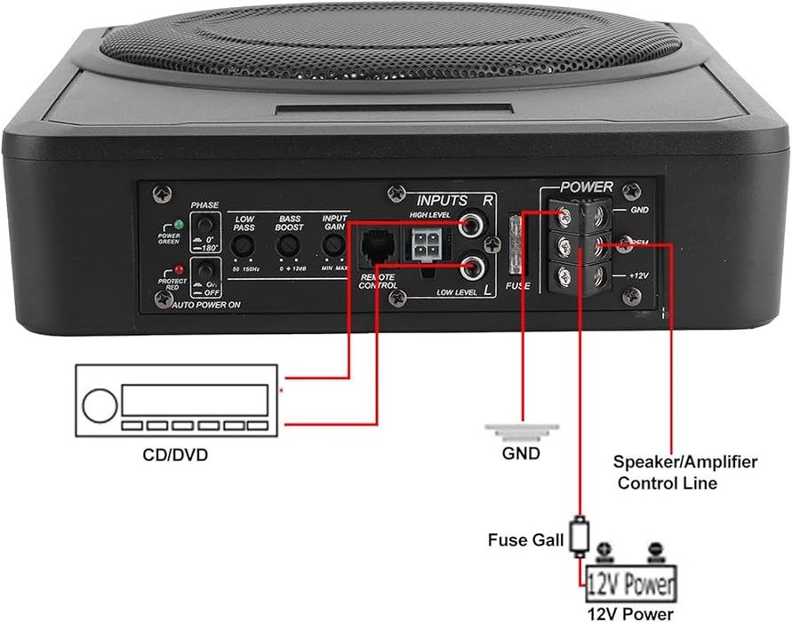 Pioneer Chemadan Sam bufer Subwoofer universal usilitel kalonasi ichda