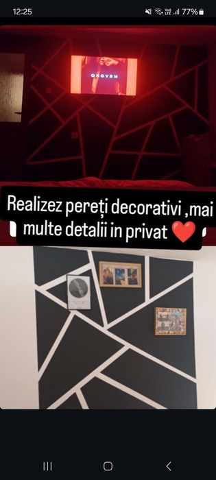Pereti decorativ la comanda