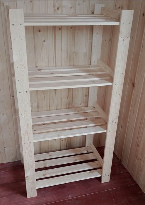 Стеллаж деревянный