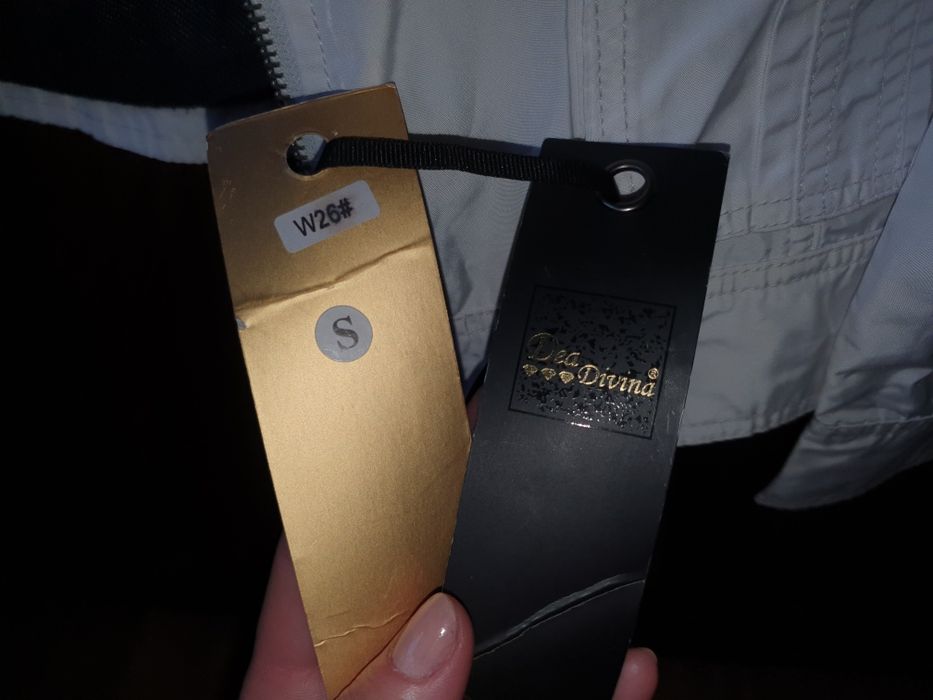 Geacă albă de vară pentru femei