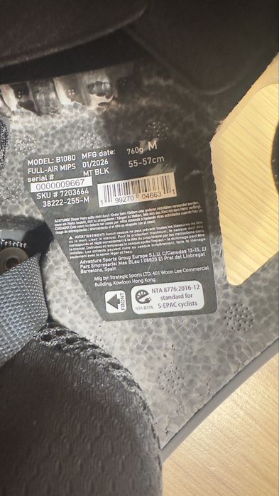 Full-Air-Mips-Fullface helmet Size M(55-57)