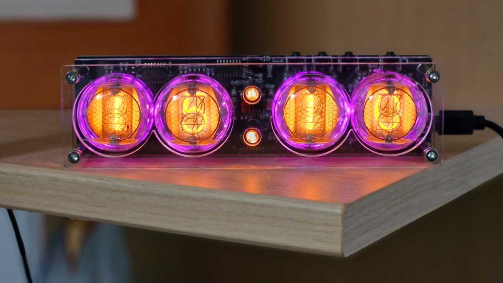 Modul ceas cu tuburi Nixie