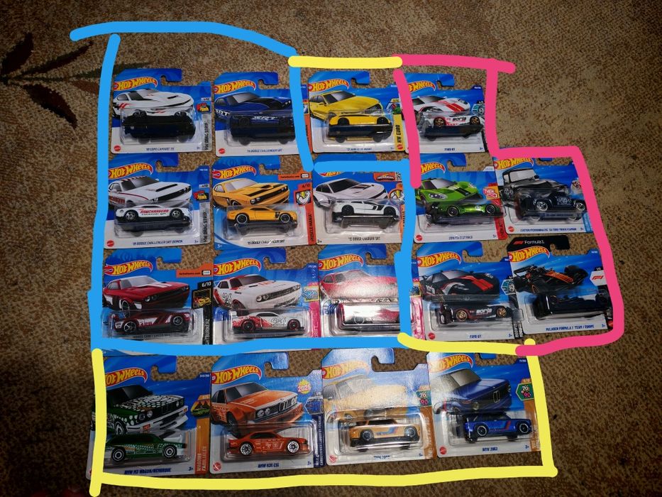 Hot wheels колички