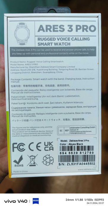 Zeblaze ARES 3 PRO/ Smart soat/ Yap yangi