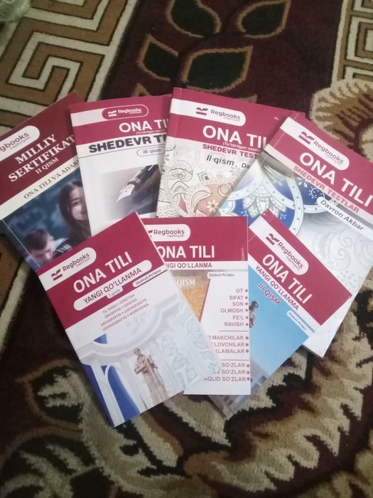Ona tili milliy sertifikat kitoblari