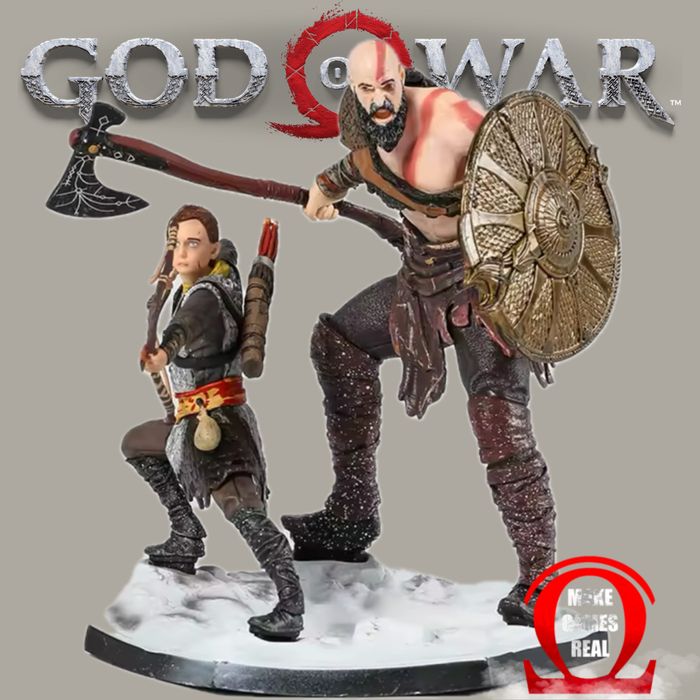 Екшън фигура God of War - Kratos & Atreus