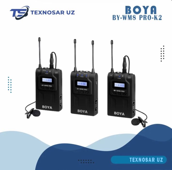 Беспроводная микрофонная система BOYA WM8 PRO k2