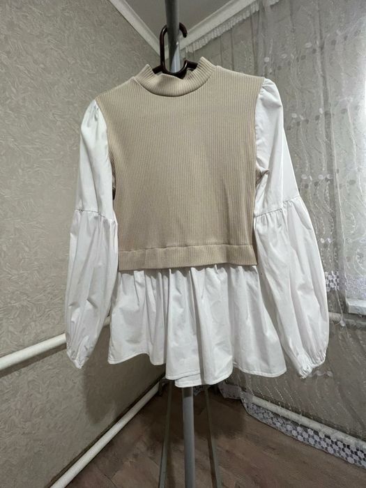 Модные рубашки белый и черный