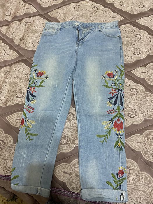 Джинсевые брюки