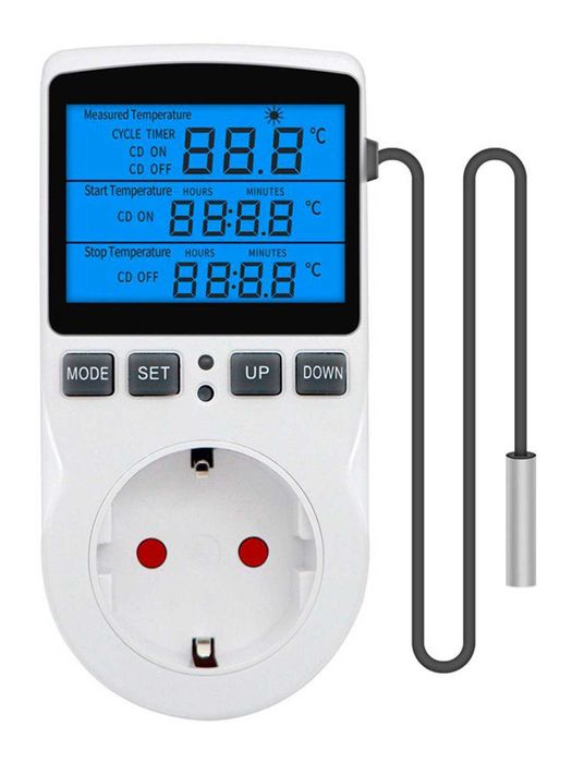 Розетка таймер, терморегулятор, термостат, регулятор температуры.