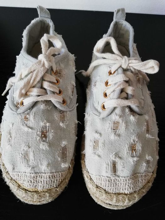 Tenisi albastri cu sclipici 33/34 (21 cm)