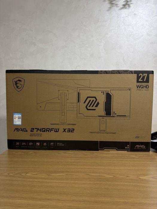 MSI MAG 274QRFW X32 — oq rangli geymer monitori sotiladi