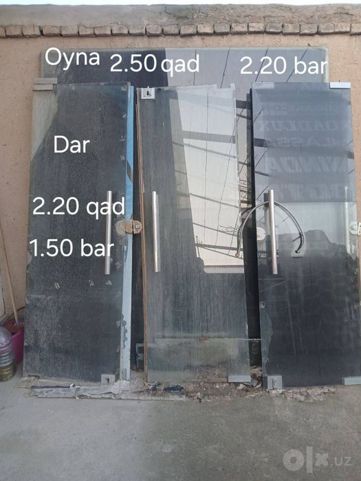 2ta komplekt 250/220 steklanniy dver
