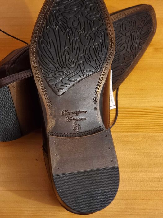 papuci Pantofi piele Derby Brogue - office nunta botez ocazie birou