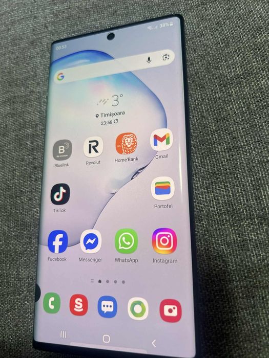 Vând Samsung note 10 plus 5G telefobu e ca nou