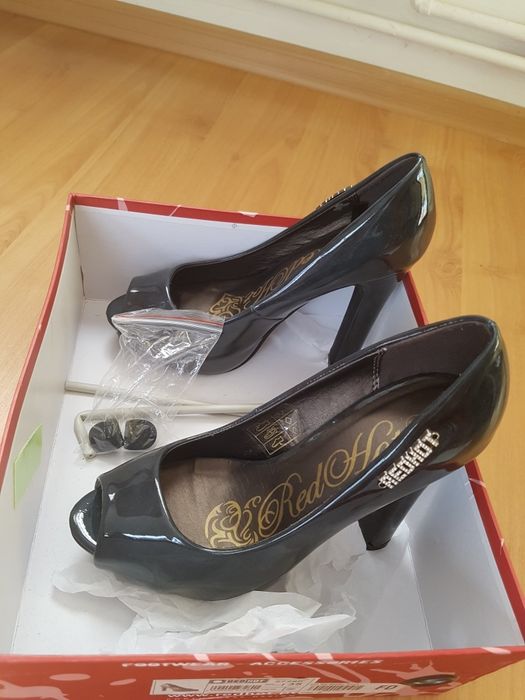 Pantofi  de ocazie Redhot,cu toc de 13 cm,