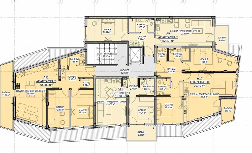 Двустаен апартамент в кв. Левски В