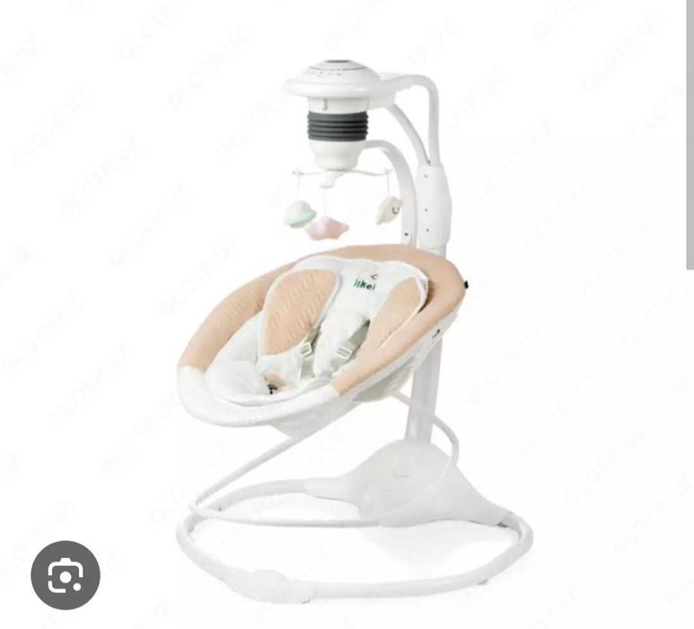 Детские качели , шезлонг 2 в 1 от французского бренда jikel