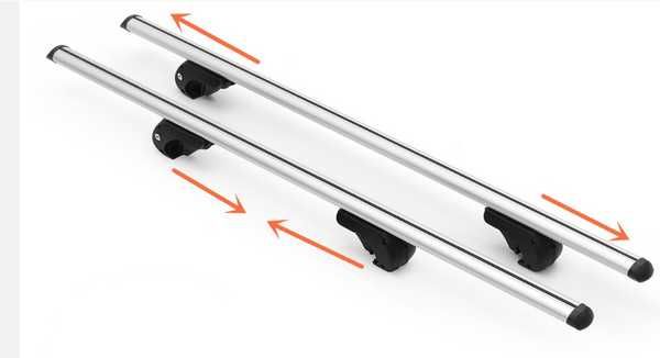 Напречни греди 135 см. Багажник за кола