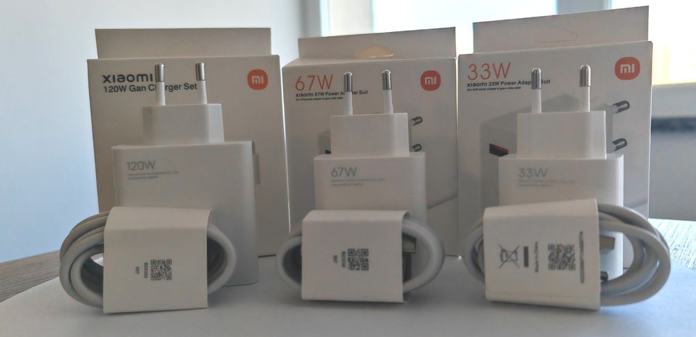 Kit Încărcător xiaomi 120w + Cablu 6 amperi, turbo charge