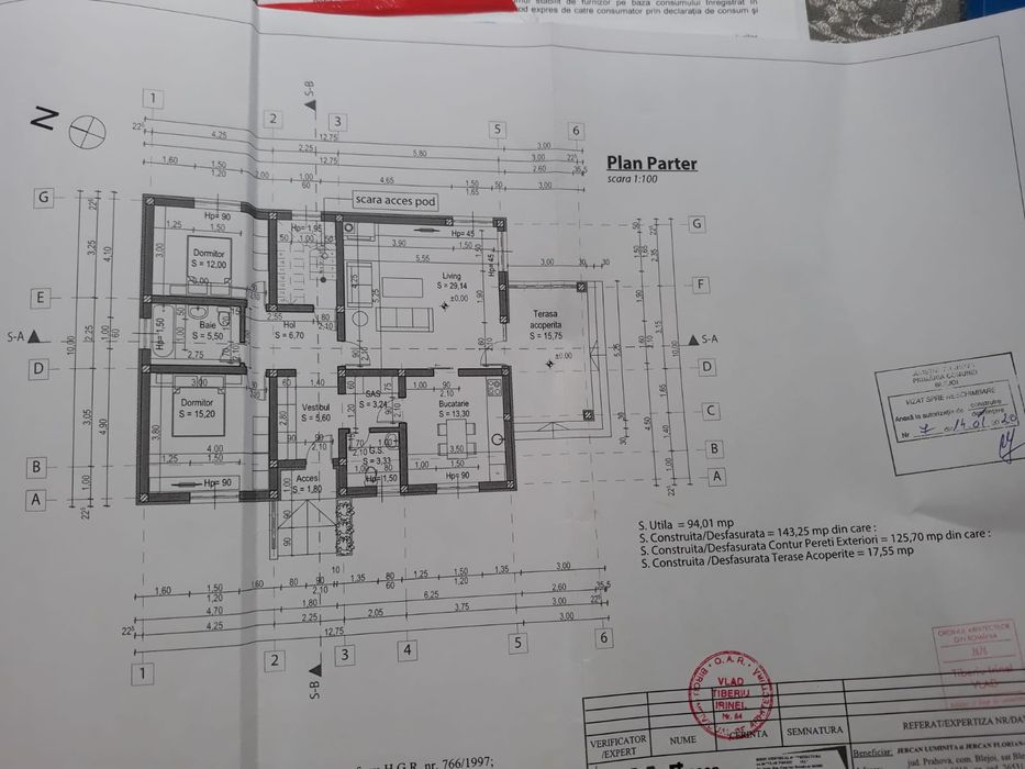 Teren constructie casă Blejoi cu Proiect si AUTORIZATIE DE CONSTRUCTIE