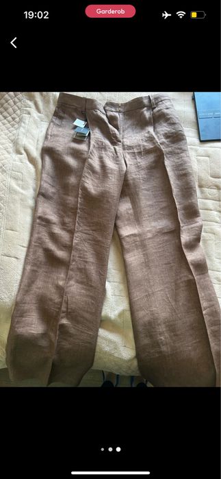 Льняные брюки Massimo Dutti