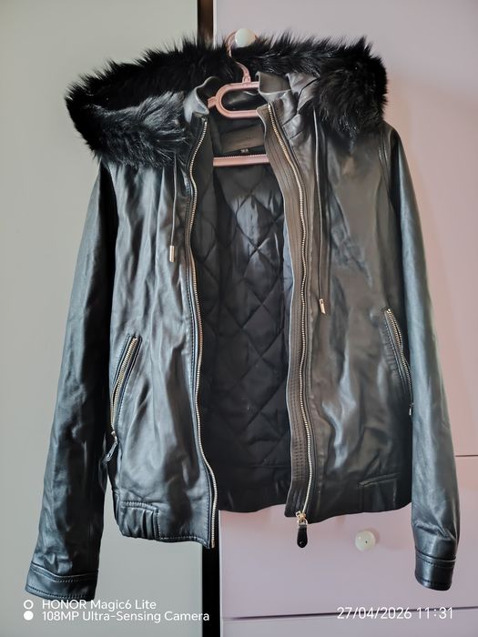 Massimo Dutti дамско кожено яке S/M