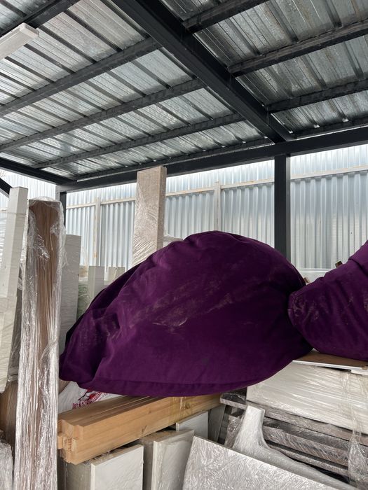 пуфики 4 шт фиолетовые