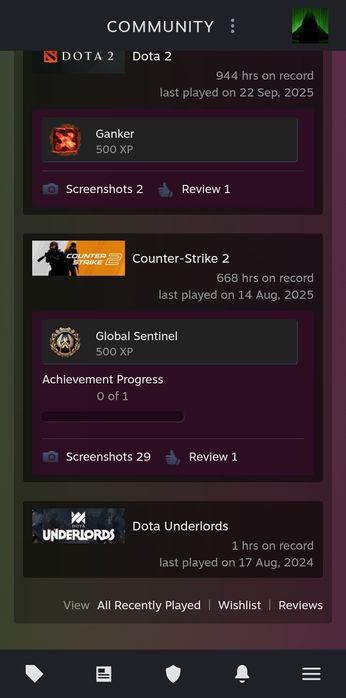Steam account  DOTA2