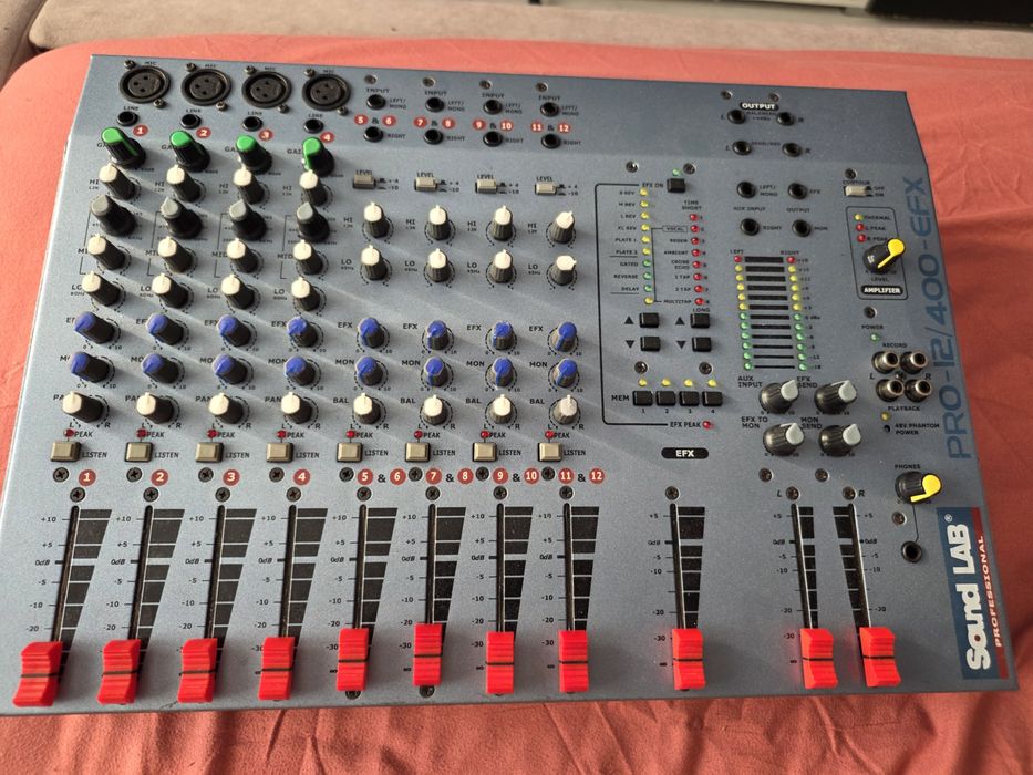 Mixer activ soundlab pro12/400 efx efecte, 400w
