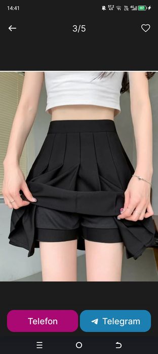 Shortikli yupka  chóntakli