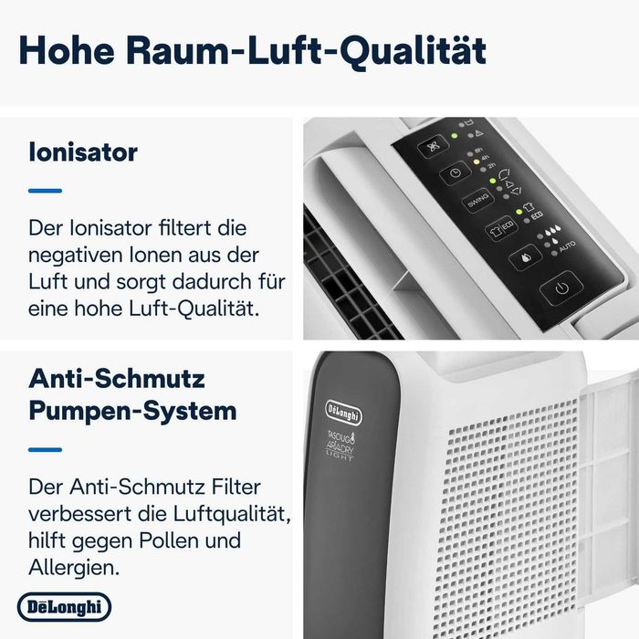 Обезвлажнител Влагоабсорбатор Йонизатор Delonghi AriaDry DNS65 6л/Ден