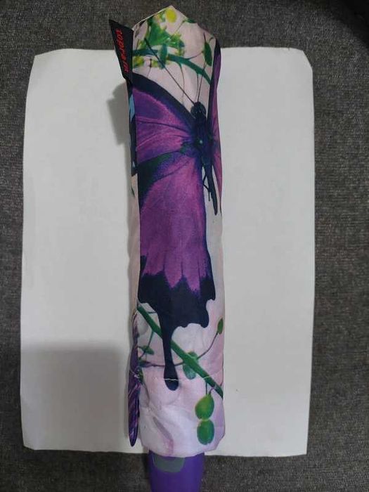 Umbrelă Meli Melo cu sistem automat si imprimeu fluturasi