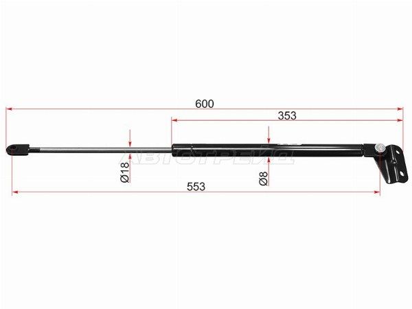 Амортизатор, упор крышки багажника  Honda Cr-v