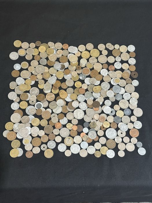 Raritate! Lot Colecție peste 340 Monede Străine | Diverse Țări , Ieșite din Circulație! Factura!
