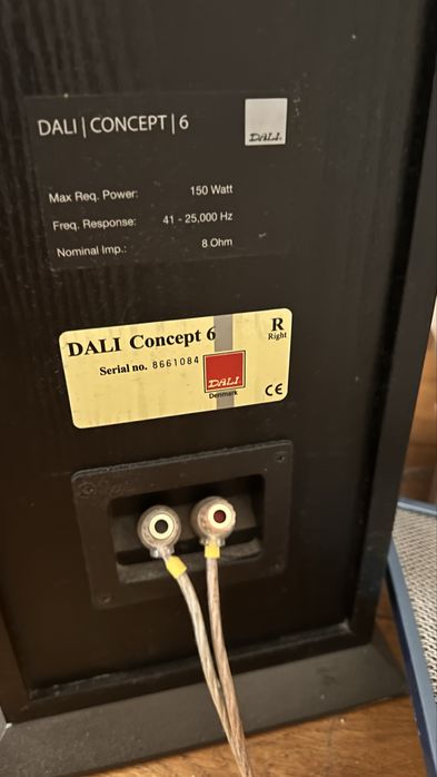 Продавам комплект колони  с център Dali Concept 6.0