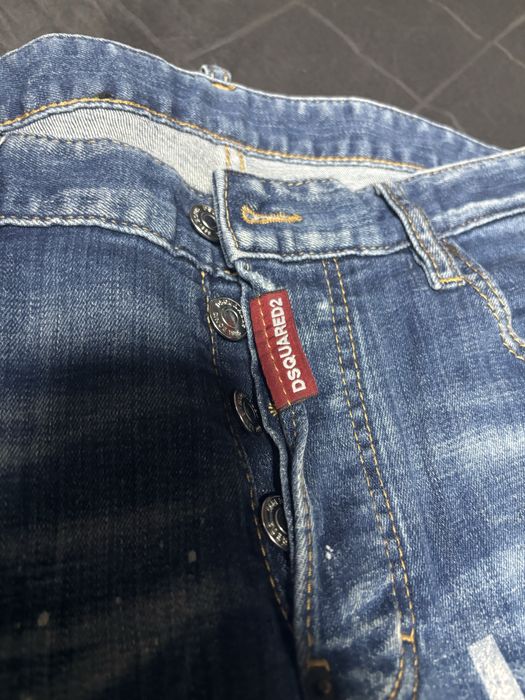 Blugi Dsquared2 ICON Originali - Distressed Denim - Premium